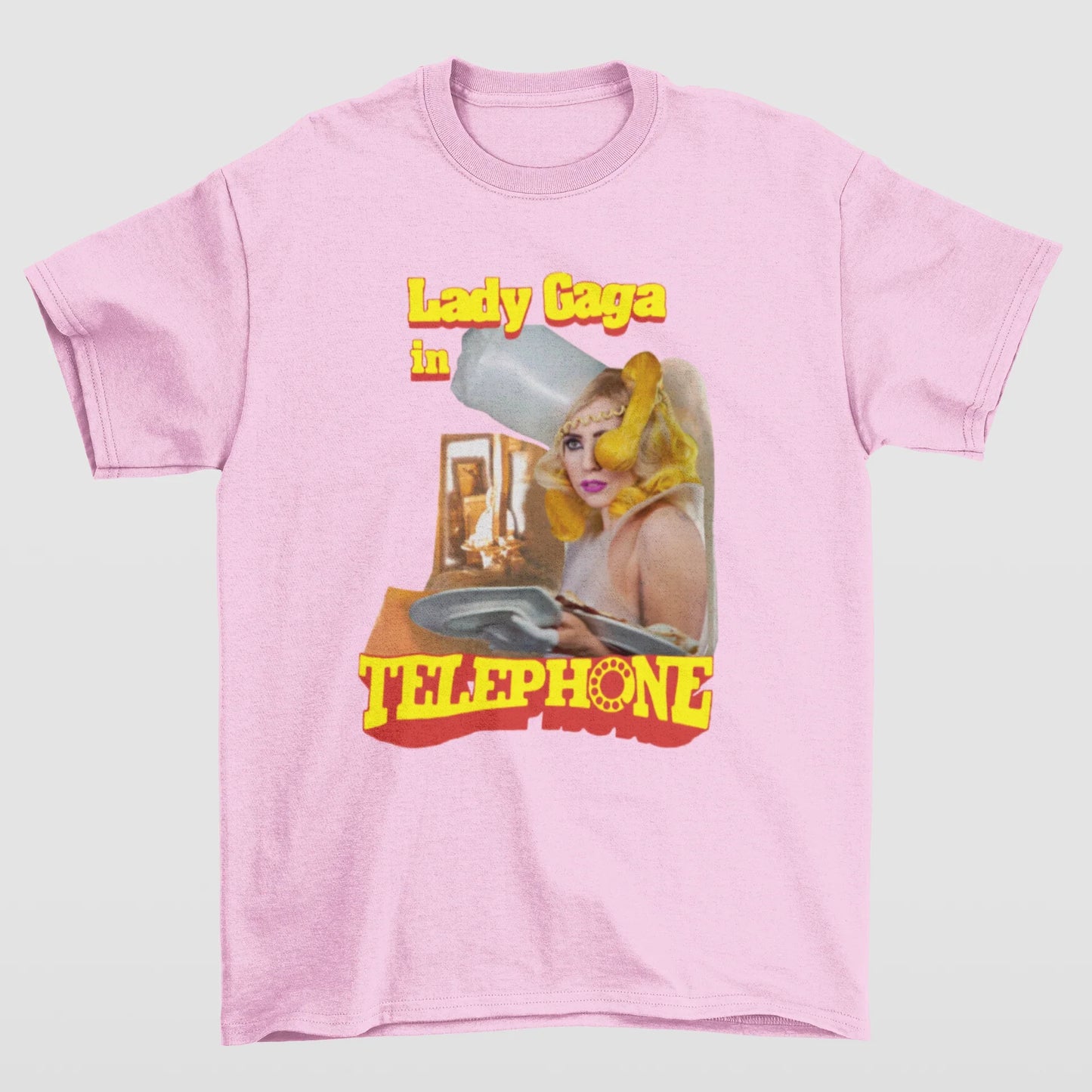 Camiseta Básica Lady Gaga In Telephone