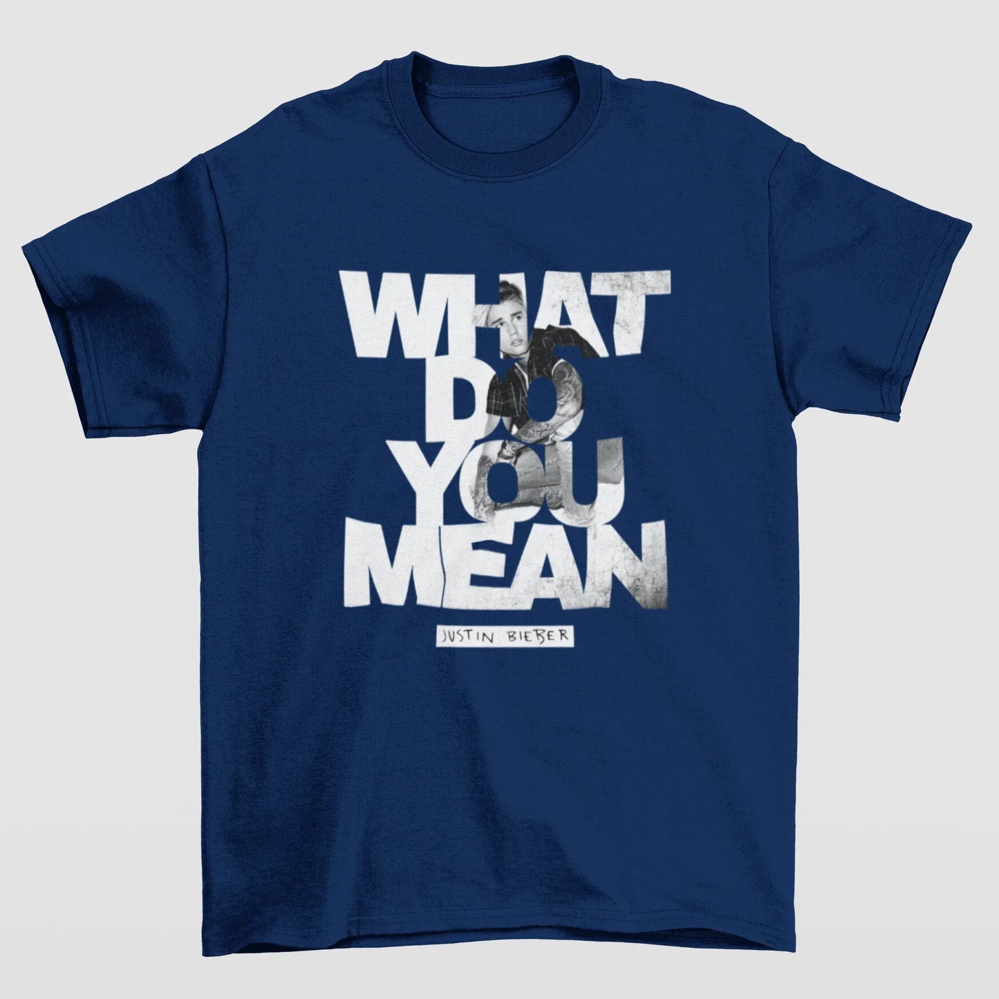 Camiseta Básica Justin Bieber What Do You Mean