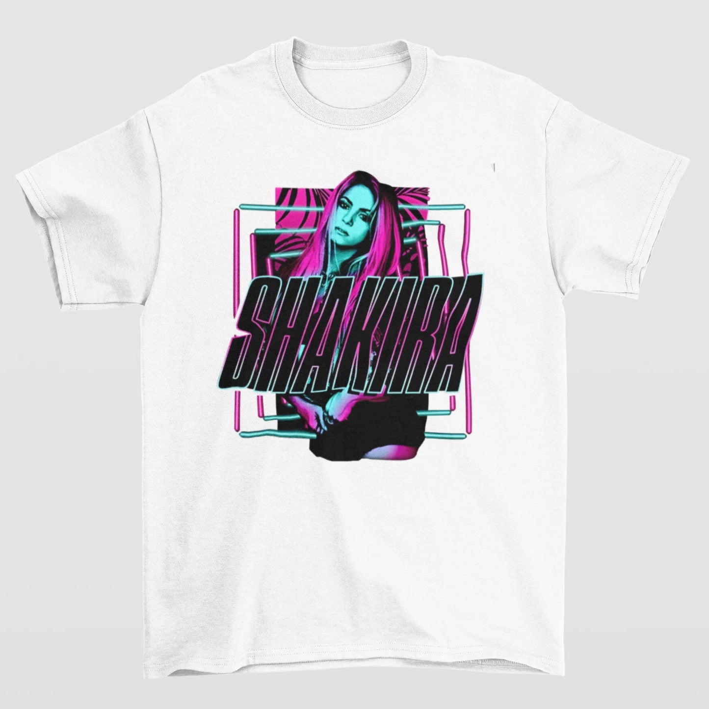 Camiseta Básica Shakira- branco