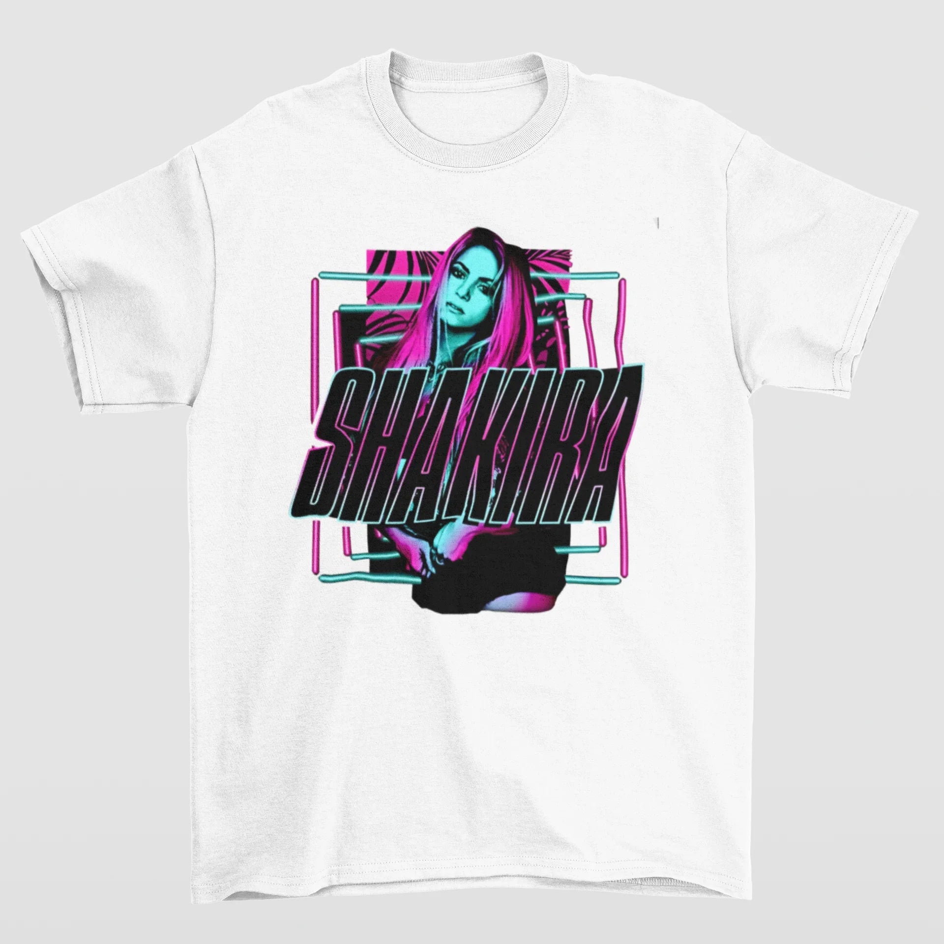 Camiseta Básica Shakira- branco