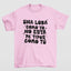 Camiseta Básica Shakira Loba- rosa bebe