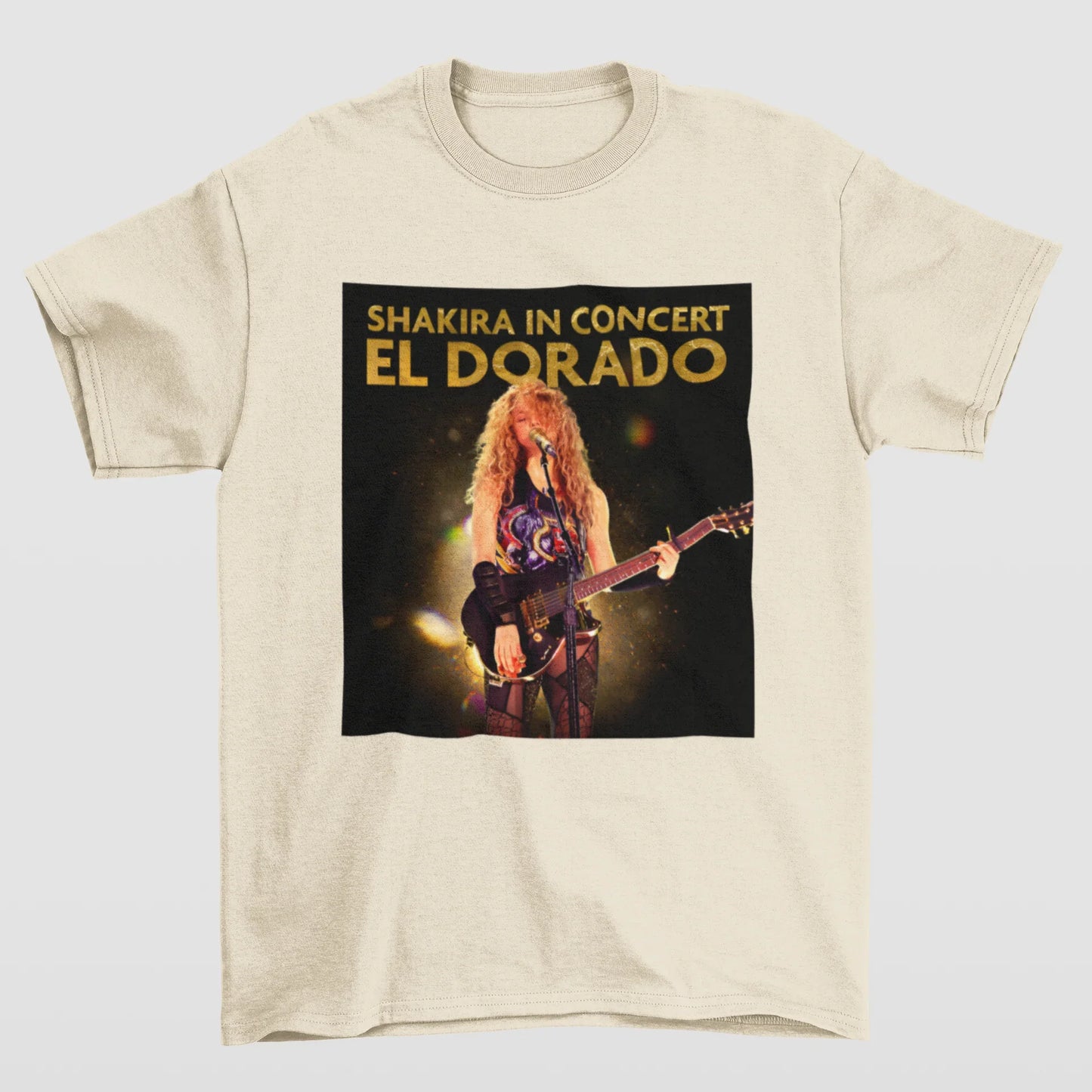 Camiseta Básica Shakira In Concert- pérola