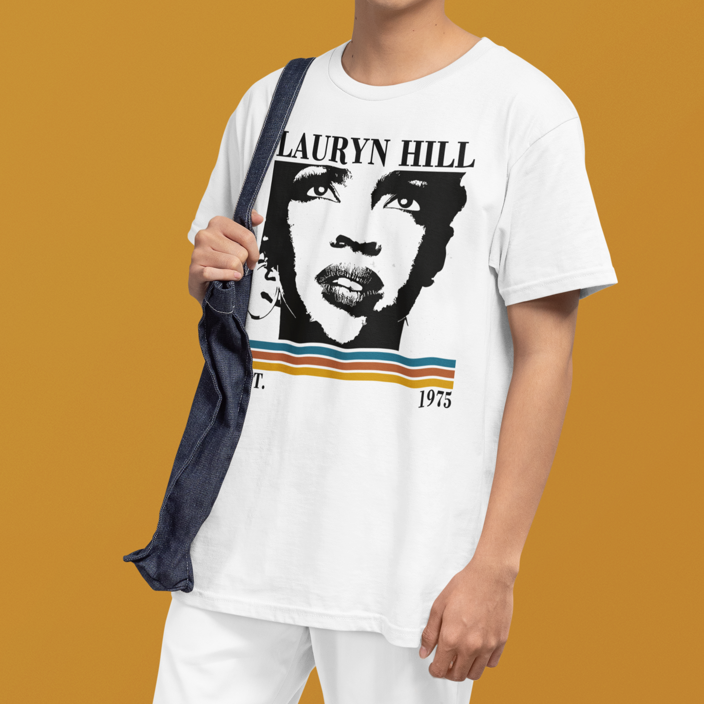 Camiseta Básica Lauryn Hill Vintage