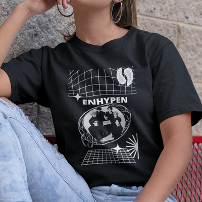 Camiseta Básica Enhypen Vintage Kpop