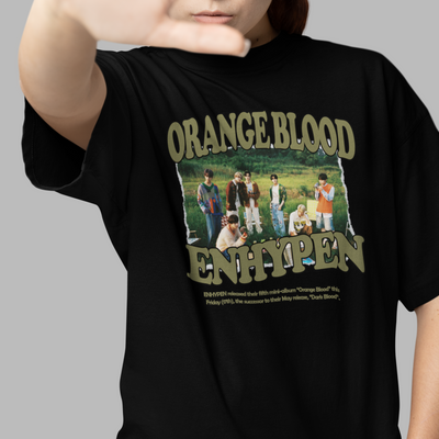 Camiseta Básica Enhypen O.B Music