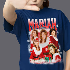 Camiseta Básica Christmas Mariah Carey
