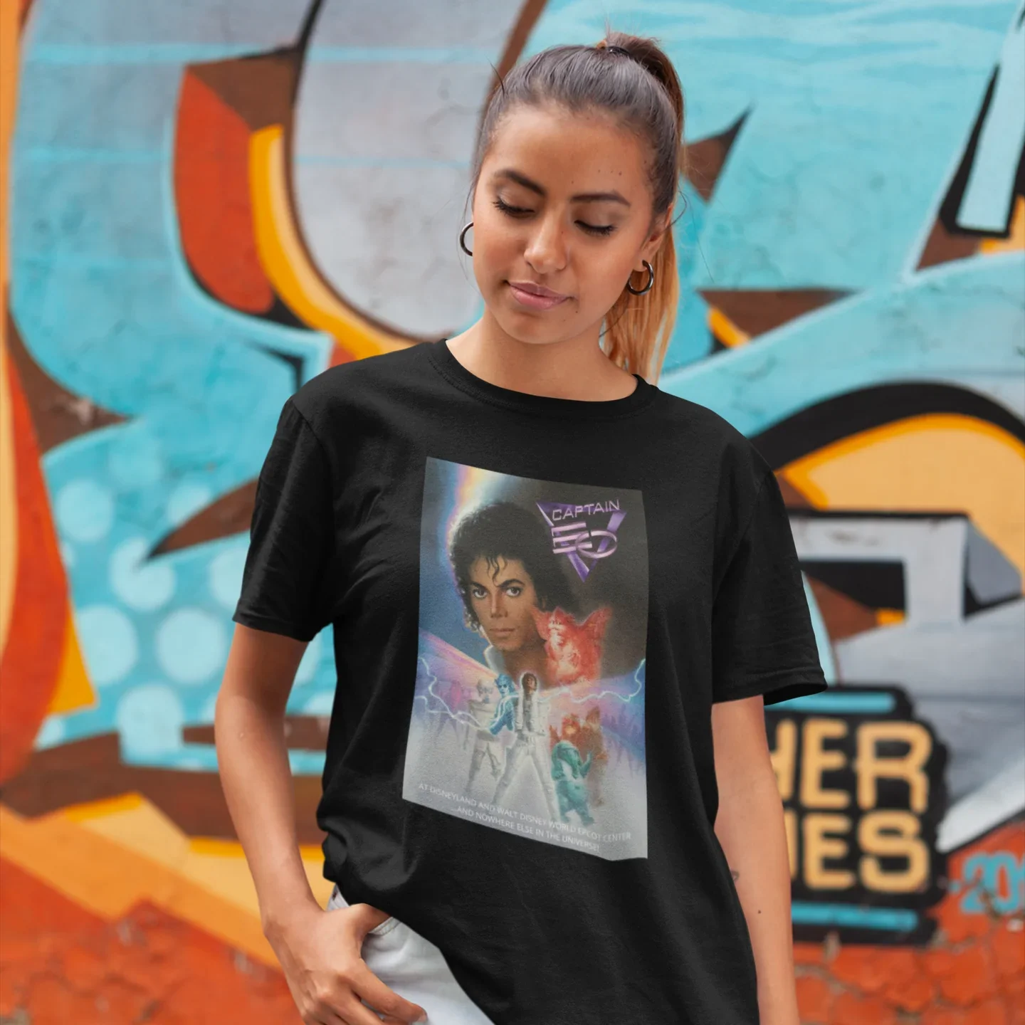 Camiseta Básica Michael Jackson Captain EO