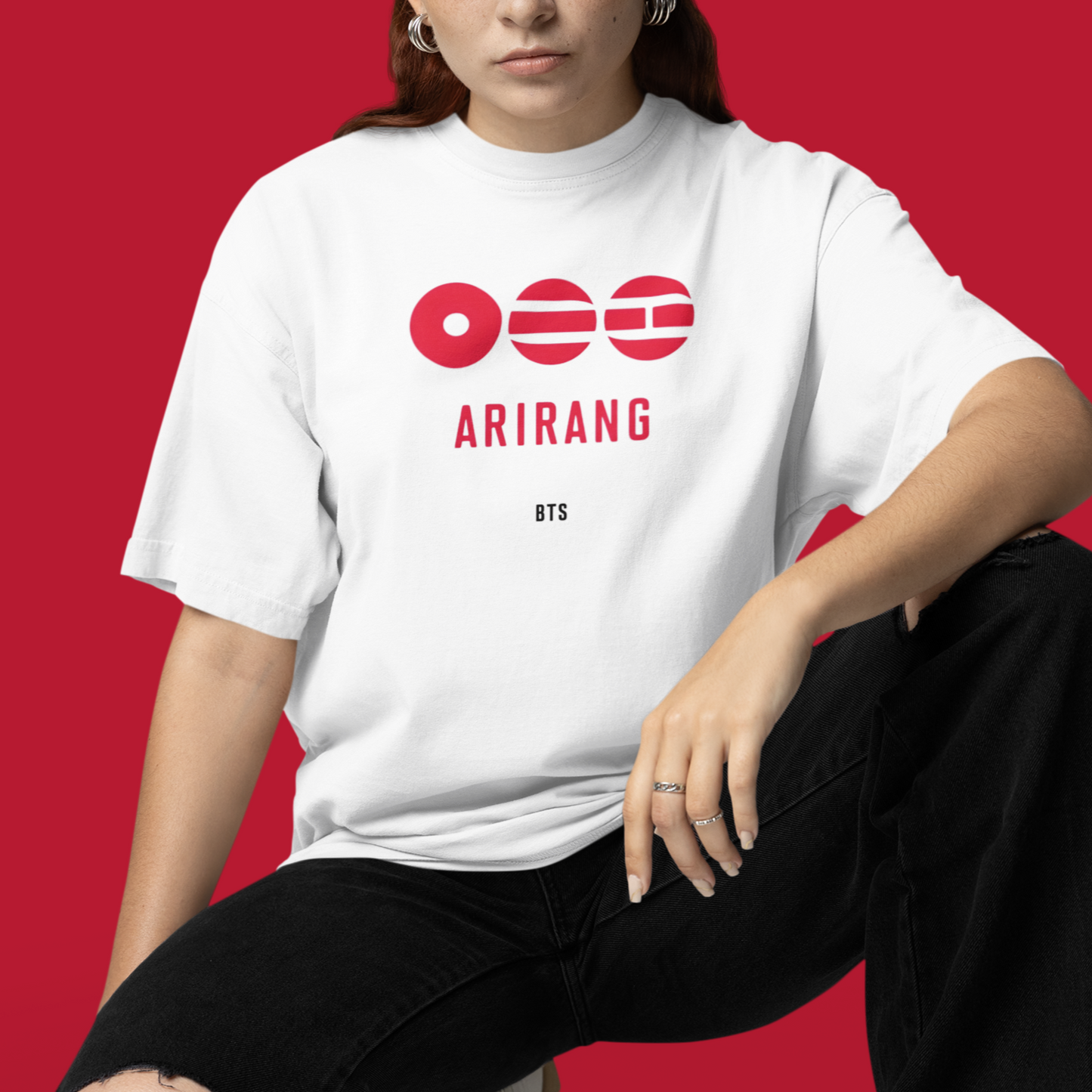 Camiseta Básica BTS Arirang Logo