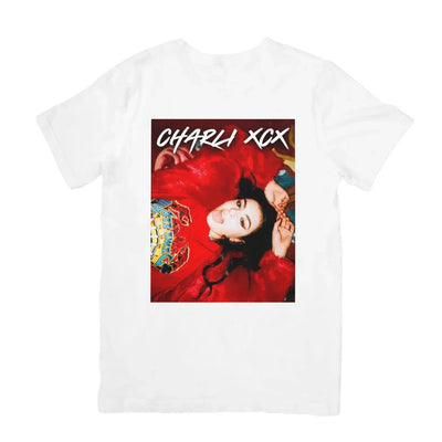 Camiseta Básica Charli XCX Mood Branco