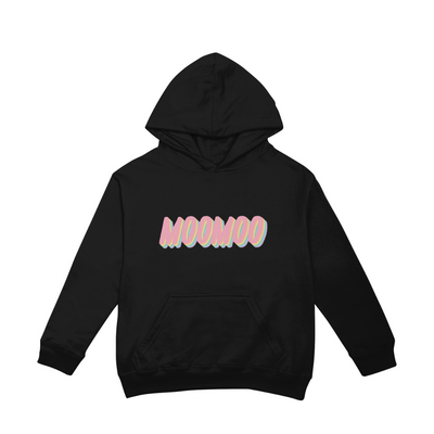 Moletom Canguru Mamamoo Moomoo - preto