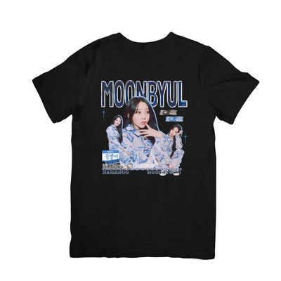 Camiseta Básica Mamamoo Moonbyul - preto