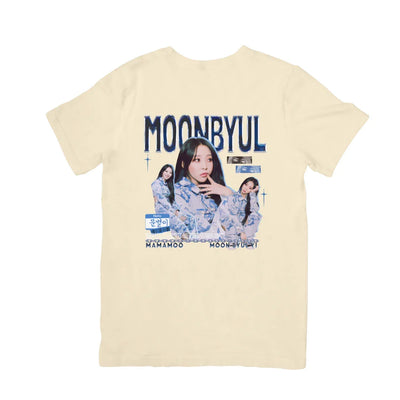 Camiseta Básica Mamamoo Moonbyul - pérola