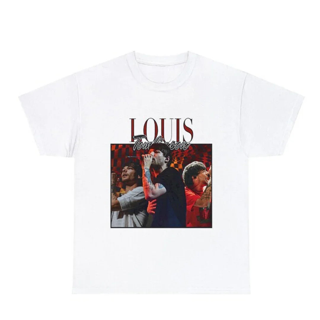 Camiseta Básica Louis Tomlinson Music Branco