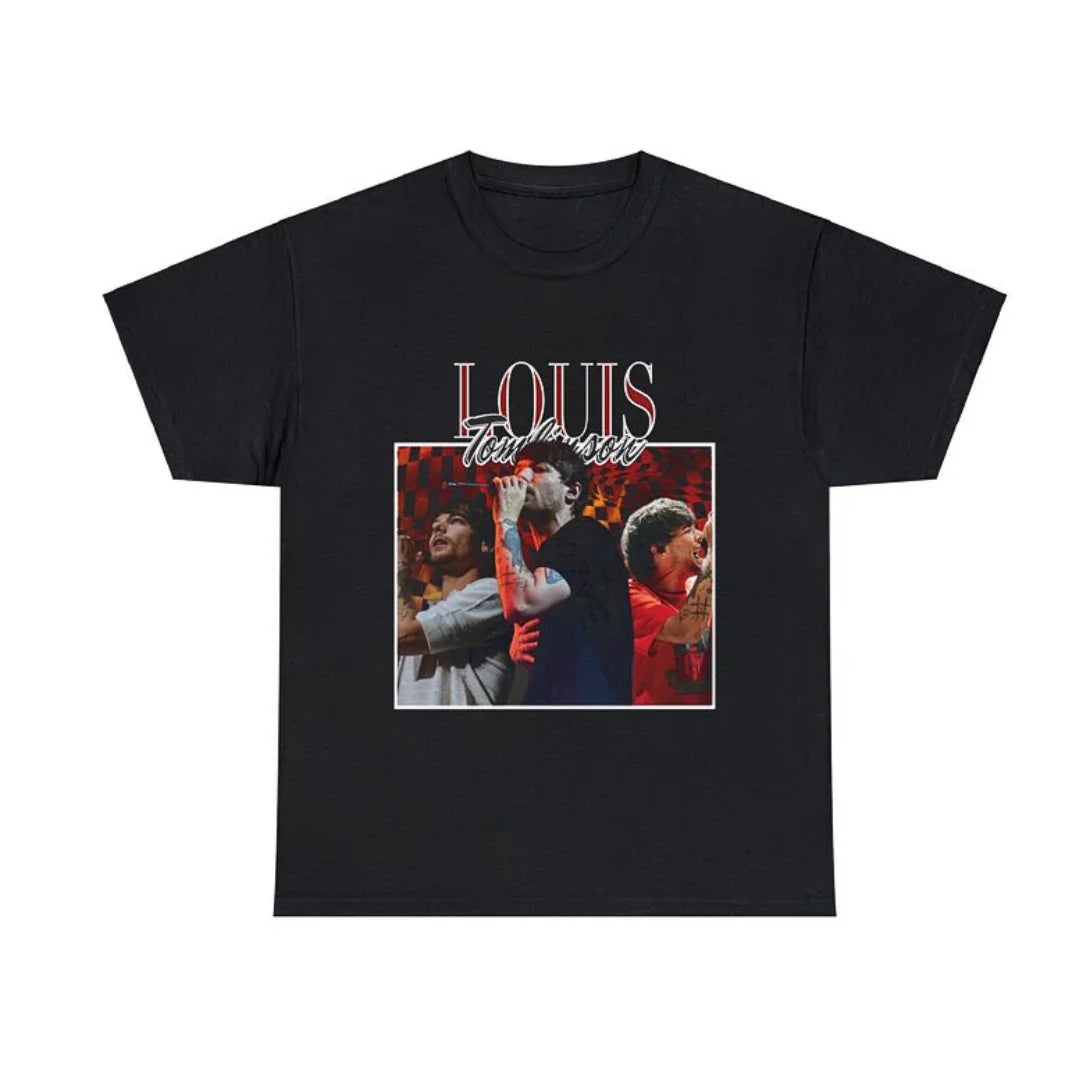 Camiseta Básica Louis Tomlinson Music Preto