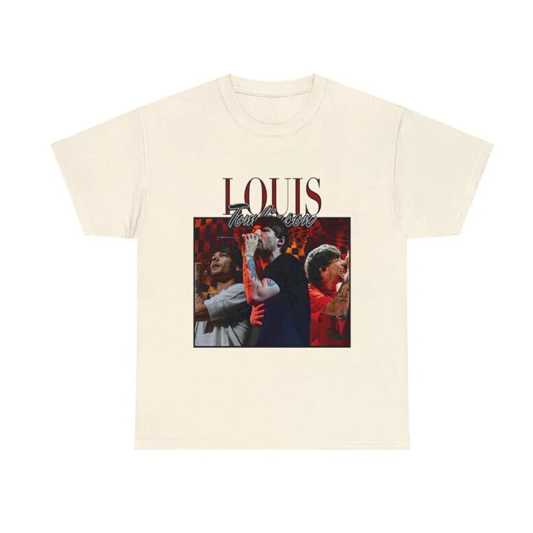 Camiseta Básica Louis Tomlinson Music Pérola