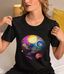 Camiseta Básica Coldplay Music Of The Spheres-PRETO