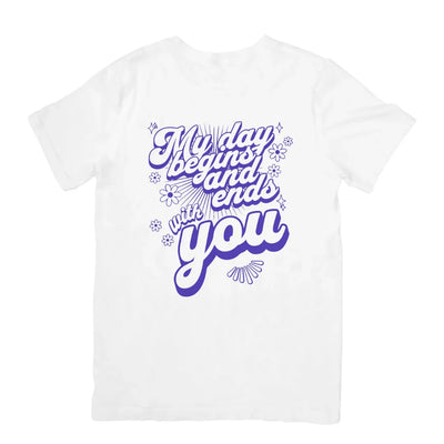 Camiseta Básica Zerobaseone My Day-BRANCO