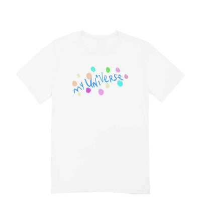 Camiseta Básica Coldplay My Universe-BRANCO 