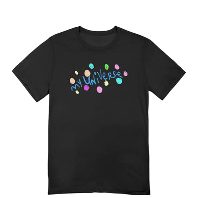 Camiseta Básica Coldplay My Universe-PRETO