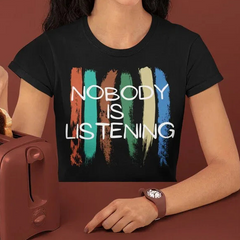 Camiseta Básica Zayn Malik Nobody Is Listening