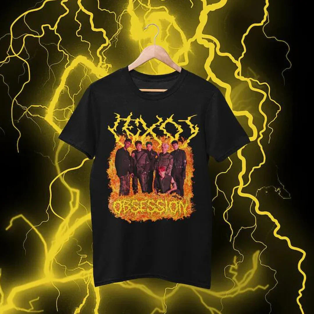 Camiseta Básica Exo Obession - preto