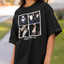 Camiseta Oversized Demi Lovato Collage Edit