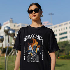 Camiseta Básica Stray Kids Circus