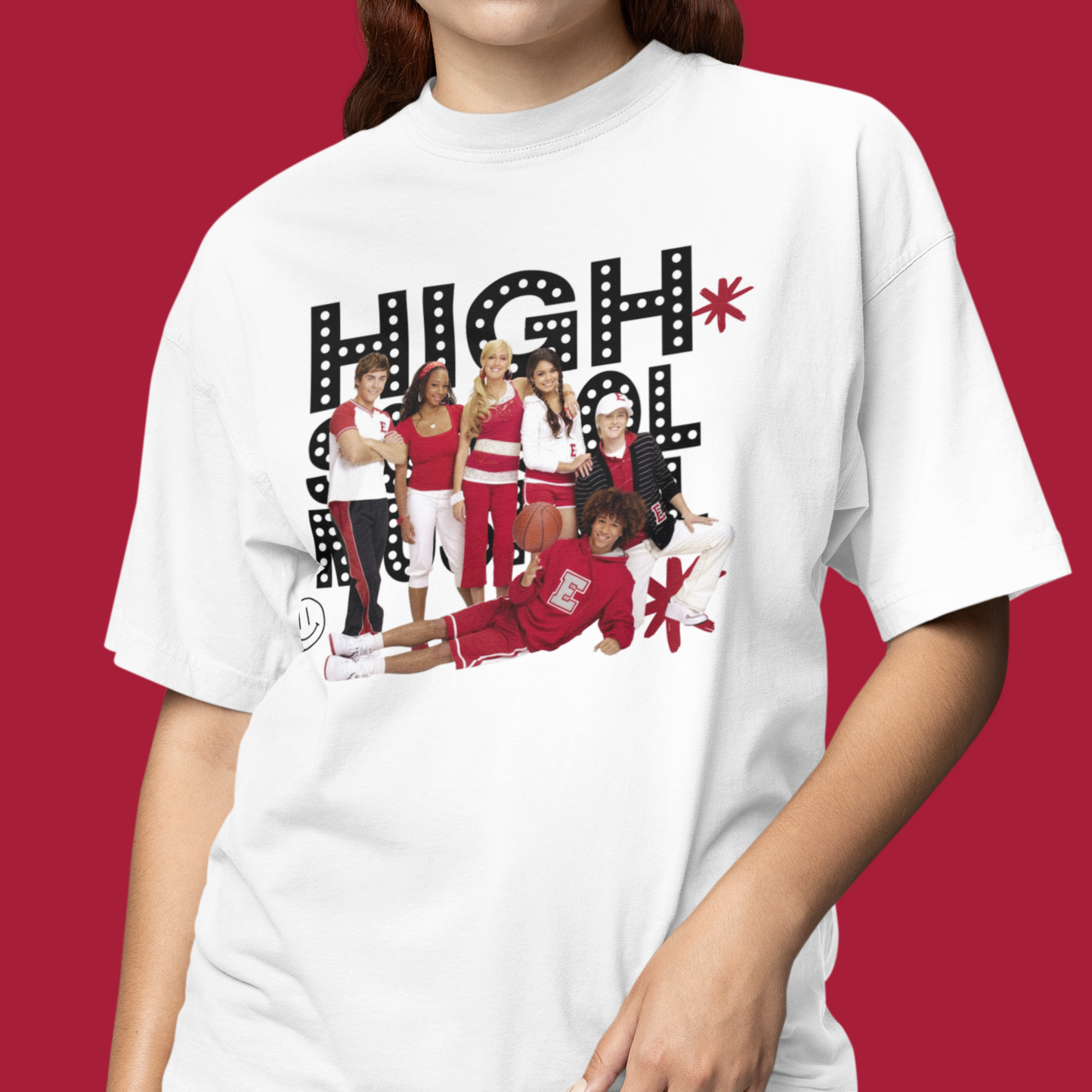 Camiseta Básica High School Musical Group