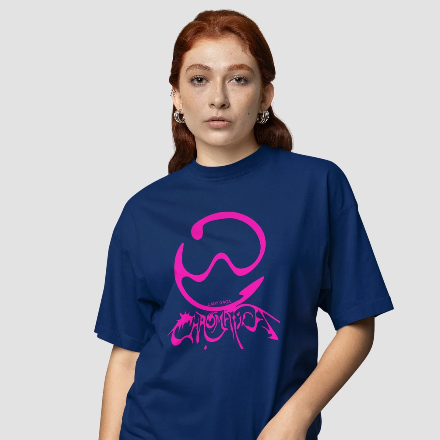 Camiseta Básica Lady Gaga Chromatica Graphic Design