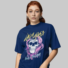 Camiseta Básica Lady Gaga Born This Way Skull