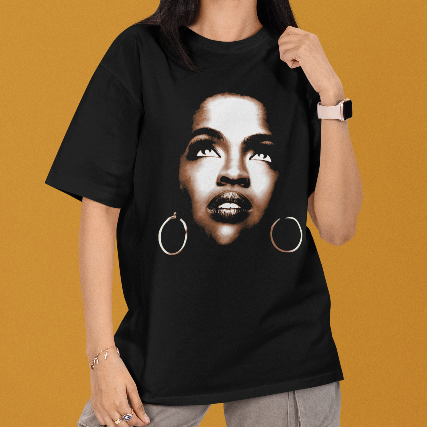 Camiseta Básica Lauryn Hill Vintage 90's