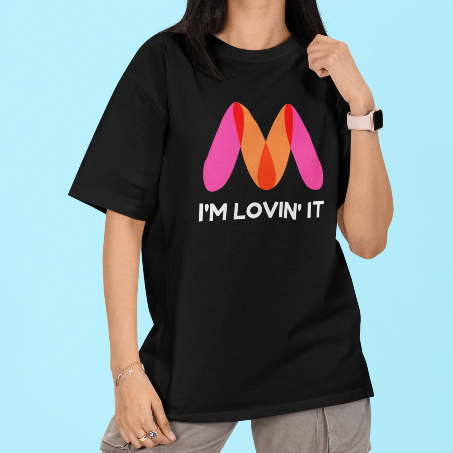 Camiseta Básica Mariah Carey I'm Lovin' It