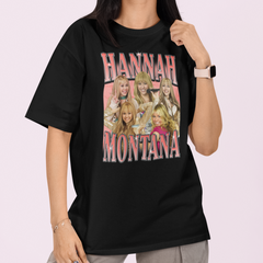 Camiseta Básica Miley Cyrus Hannah Montana Graphic