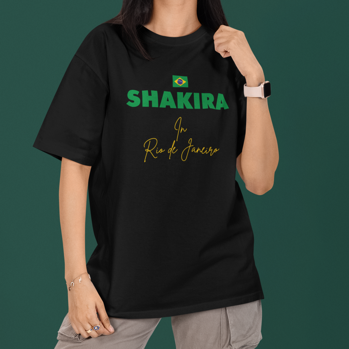Camiseta Básica Shakira In Rio