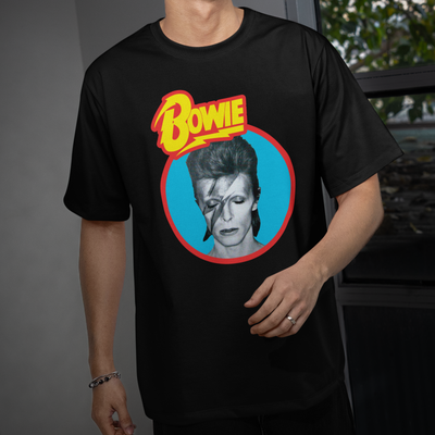 Camiseta Básica David Bowie Aesthetic