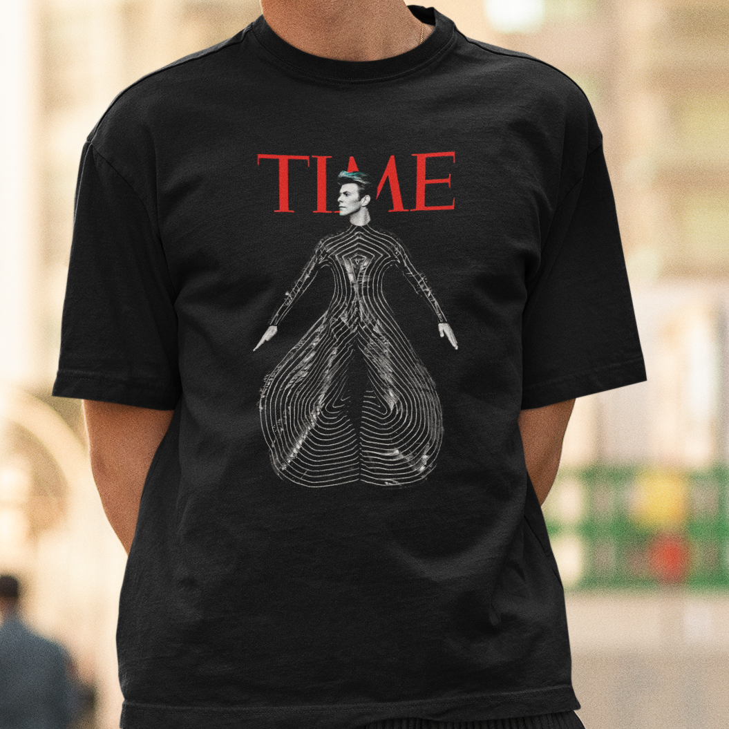 Camiseta Básica David Bowie Time
