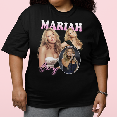 Camiseta Básica Mariah Carey Retro Vintage
