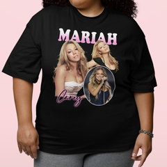 Camiseta Básica Mariah Carey Retro Vintage