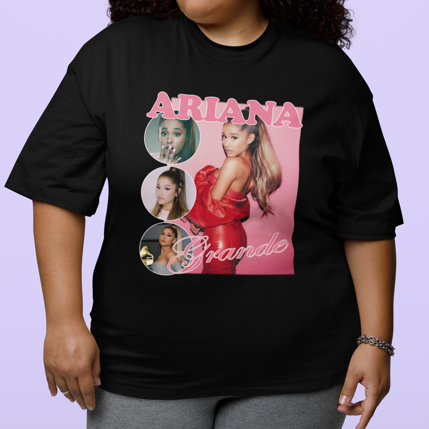 Camiseta Básica Ariana Grande Vintage Aesthetic