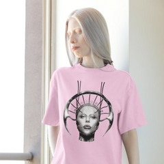 Camiseta Básica Lady Gaga LG Chromatica Design