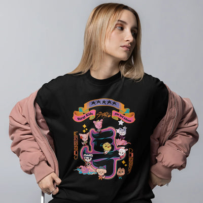 Camiseta Básica Stray Kids Skzoo 5 Star