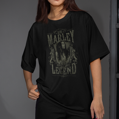 Camiseta Básica Bob Marley Rebel Music