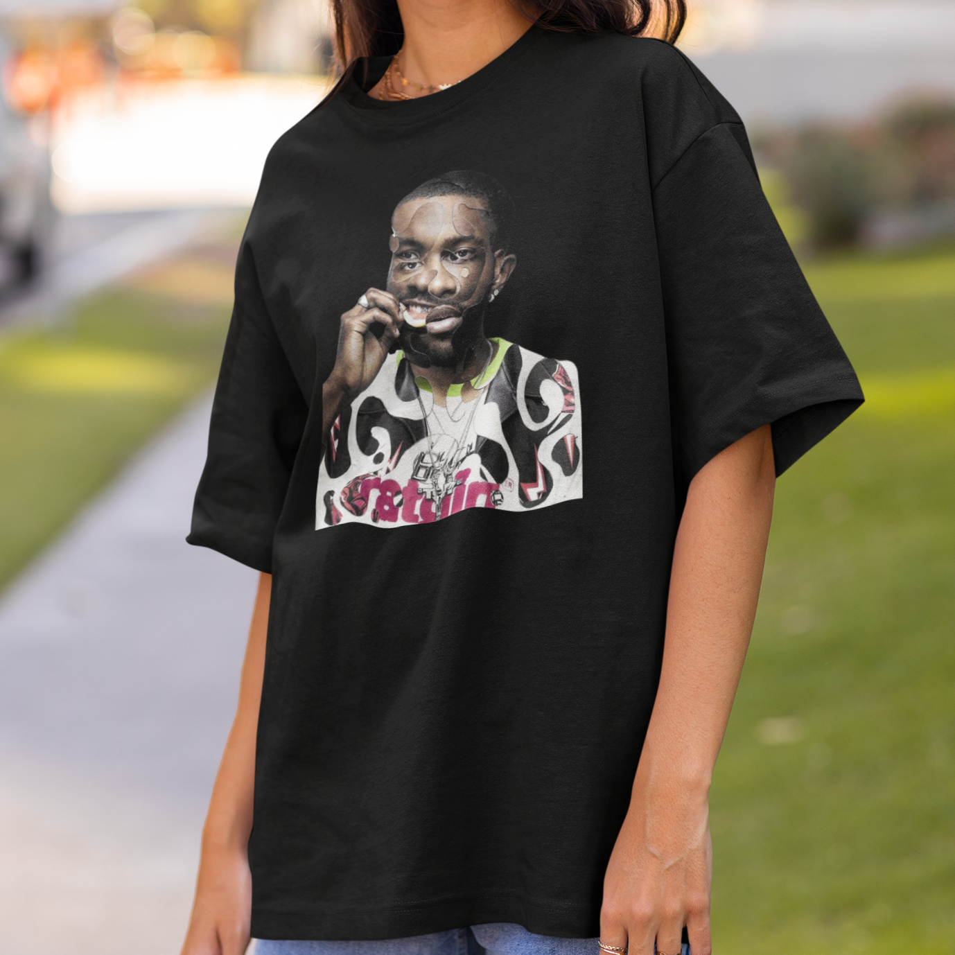 Camiseta Básica Frank Ocean Abstract