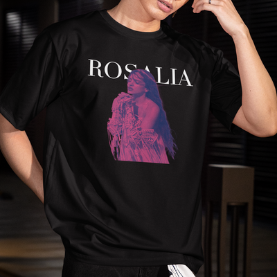 Camiseta Básica Rosalia Pink Graphic