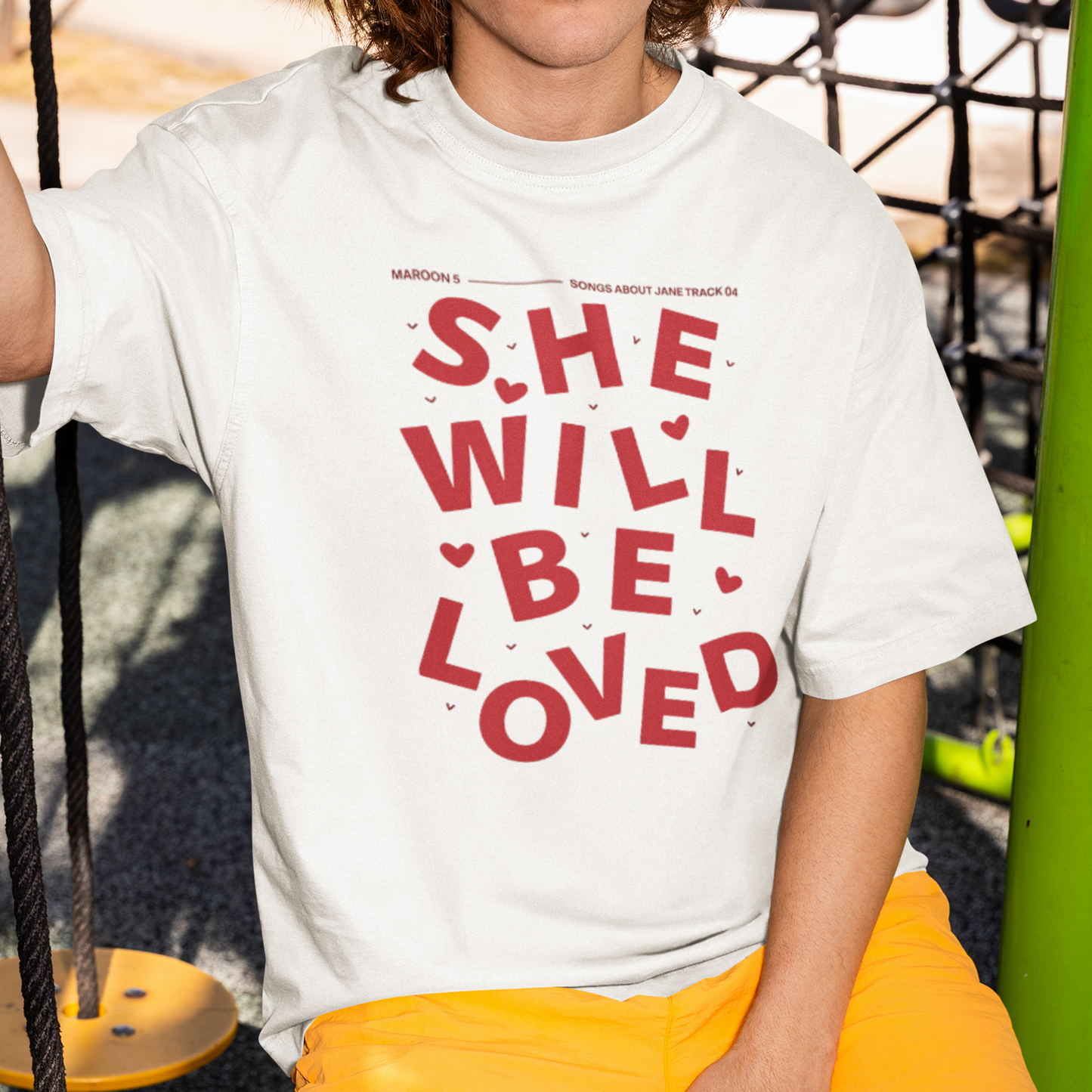 Camiseta Básica Maroon 5 She Will Be Loved