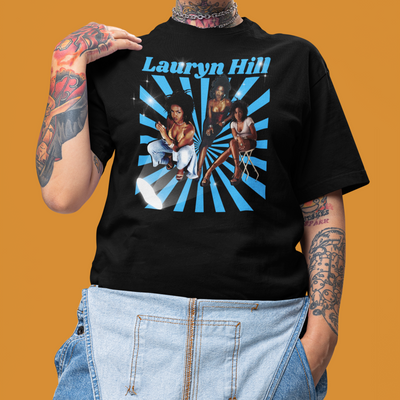 Camiseta Básica Lauryn Hill Retro Graphic