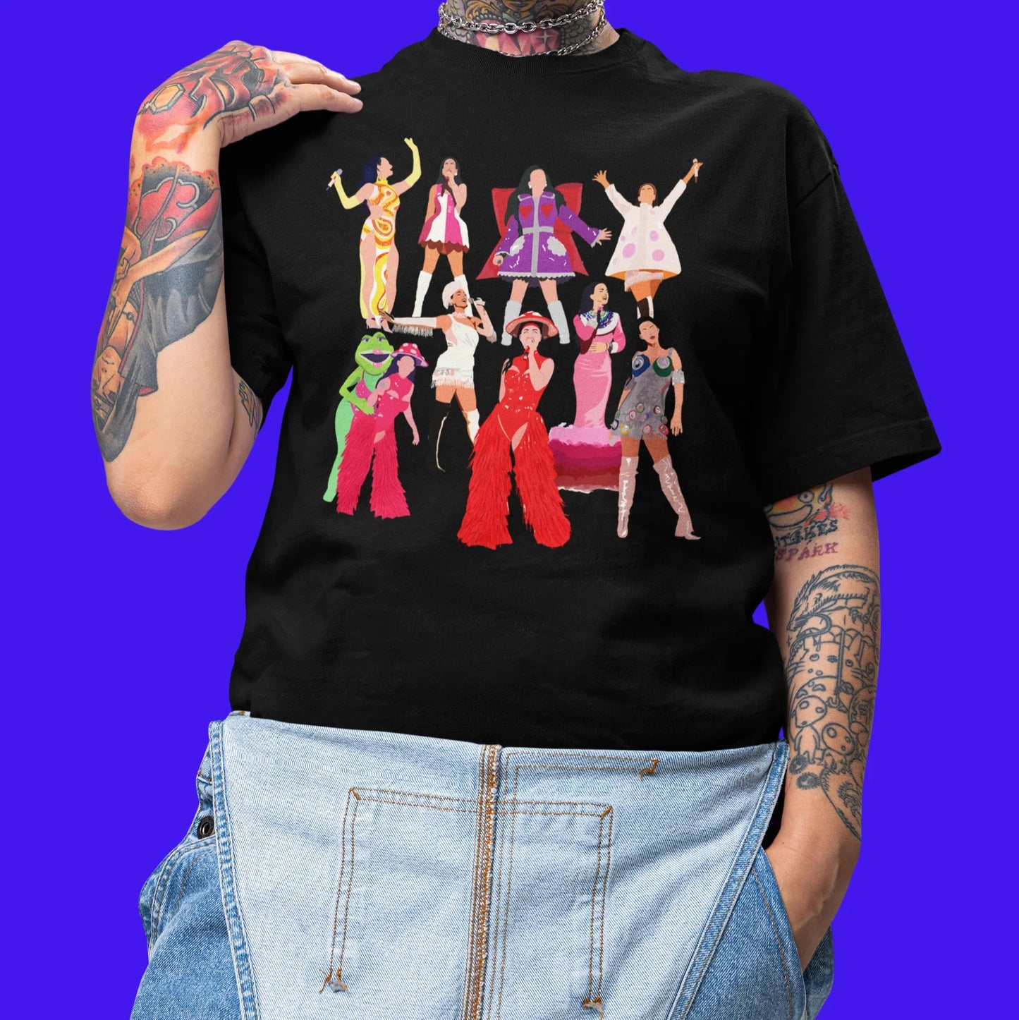 Camiseta Básica Katy Perry Illustration