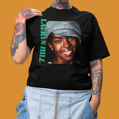 Camiseta Básica Lauryn Hill Face