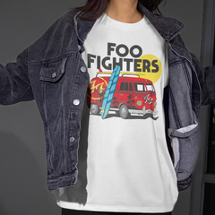 Camiseta Básica Foo Fighters Kombi