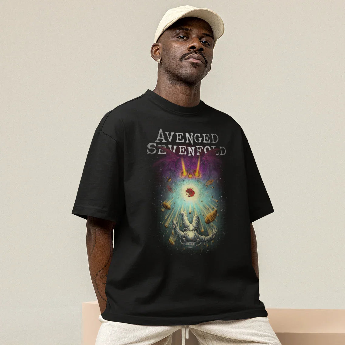 Camiseta Básica Avenged Sevenfold Aesthetic